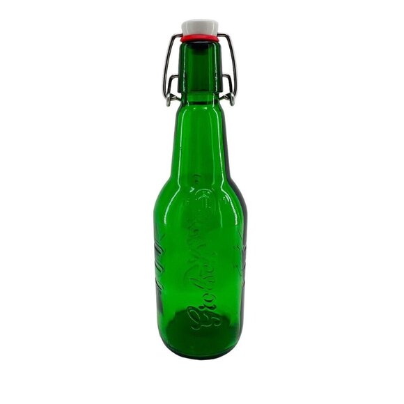 Grolsch Swing Top Beer Bottle Green Glass 16 oz Home Brew - Picture 1 of 9